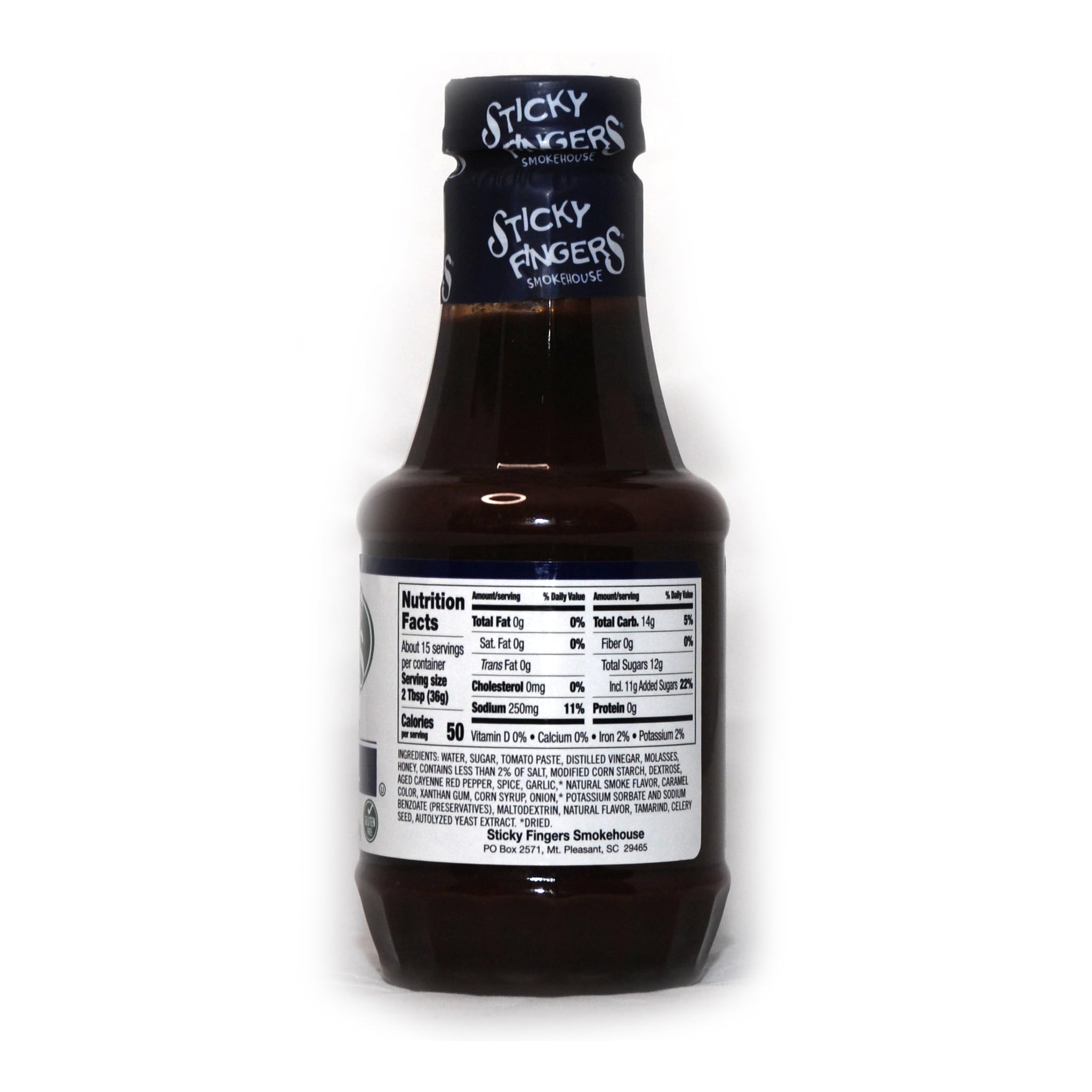 Sticky Fingers Carolina Sweet BBQ Sauce, 18 Oz, 3 Pack Bundled with a JFS Recipe Card