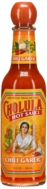 Cholula Chili Garlic Hot Sauce, 5 Fl Oz (Pack of 6)