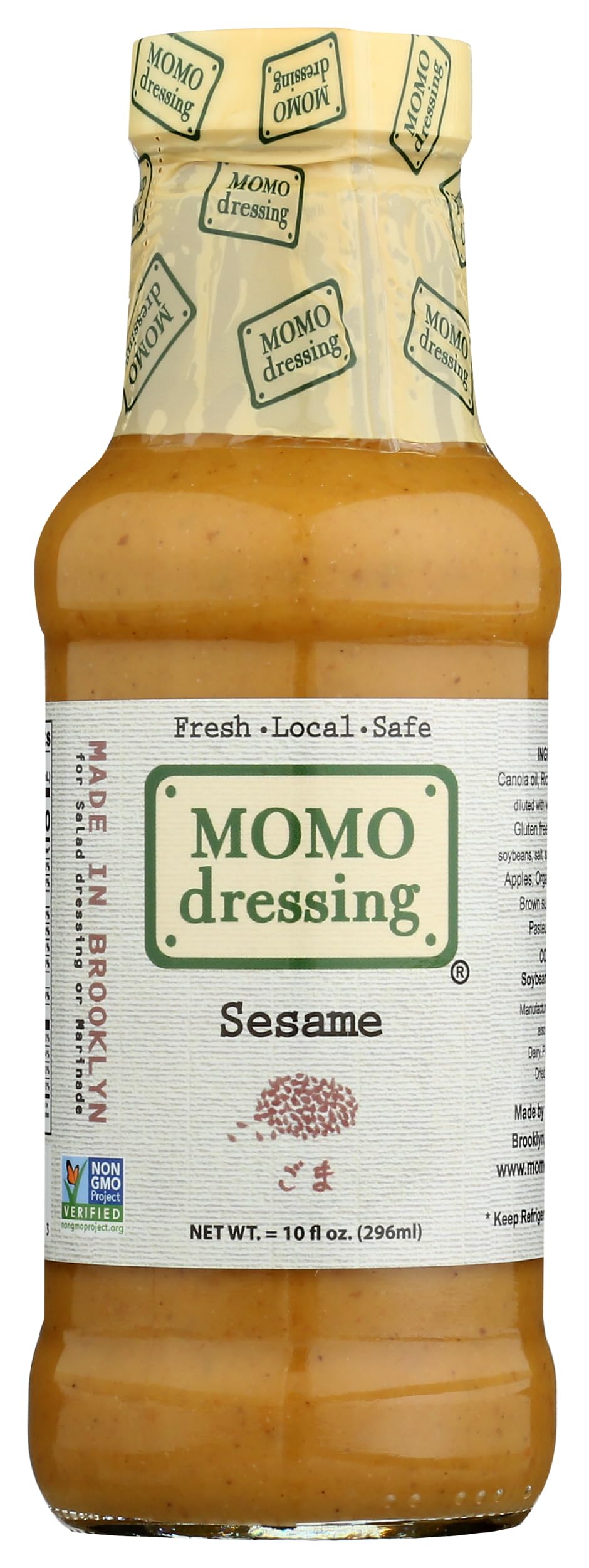 Momo Dressing, Salad Dressing Sesame, 10 Fl Oz