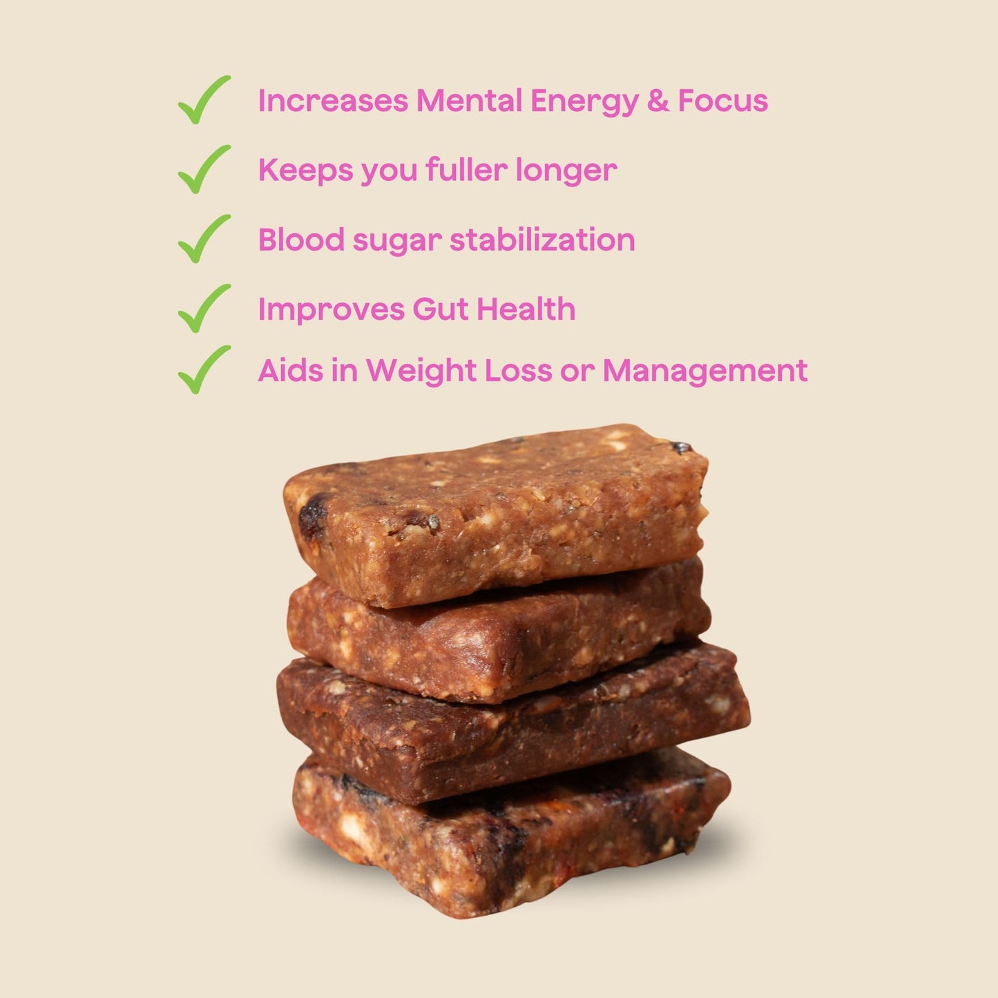 The Bomb Co. Bomb Bars Variety Pack, Healthy Snacks, Plant Based Bars With Superfood & Super Seeds, On the Go Snack & Breakfast Bar, Energy Support