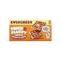 Evergreen Thick & Fluffy Waffles, Homestyle Recipe - Whole Grains, No Preservatives, Nut-Free, Individually Wrapped, Air Fryer Ready, Frozen