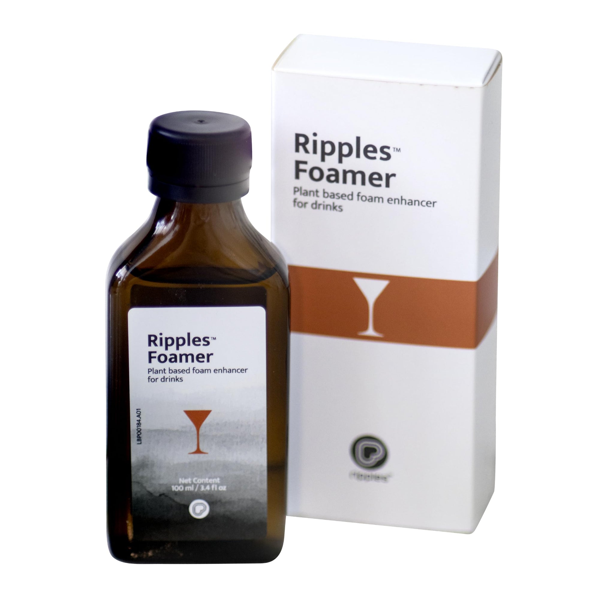 Ripples Foamer - Vegan Cocktail Foaming Drops | Egg White Substitute | Gluten-Free, Kosher | Professional Cocktail Mixer
