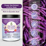 Bionutricia Ube Purple Yam Extract Powder 20:1, 7oz - High Concentration, Natural Non-GMO Ube Powder for Beverages, Pastries & Baking, No Artificial