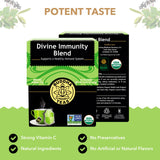 Buddha Teas - Organic Divine Immunity Blend - Herbal Tea - For Health & Wellbeing - With Antioxidants & Minerals - Clean Ingredients - Caffeine Free