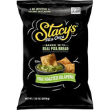 Stacy’s Pita Chips, Fire Roasted Jalapeno, No Artificial Colors or Flavors, 7.33 oz Bag