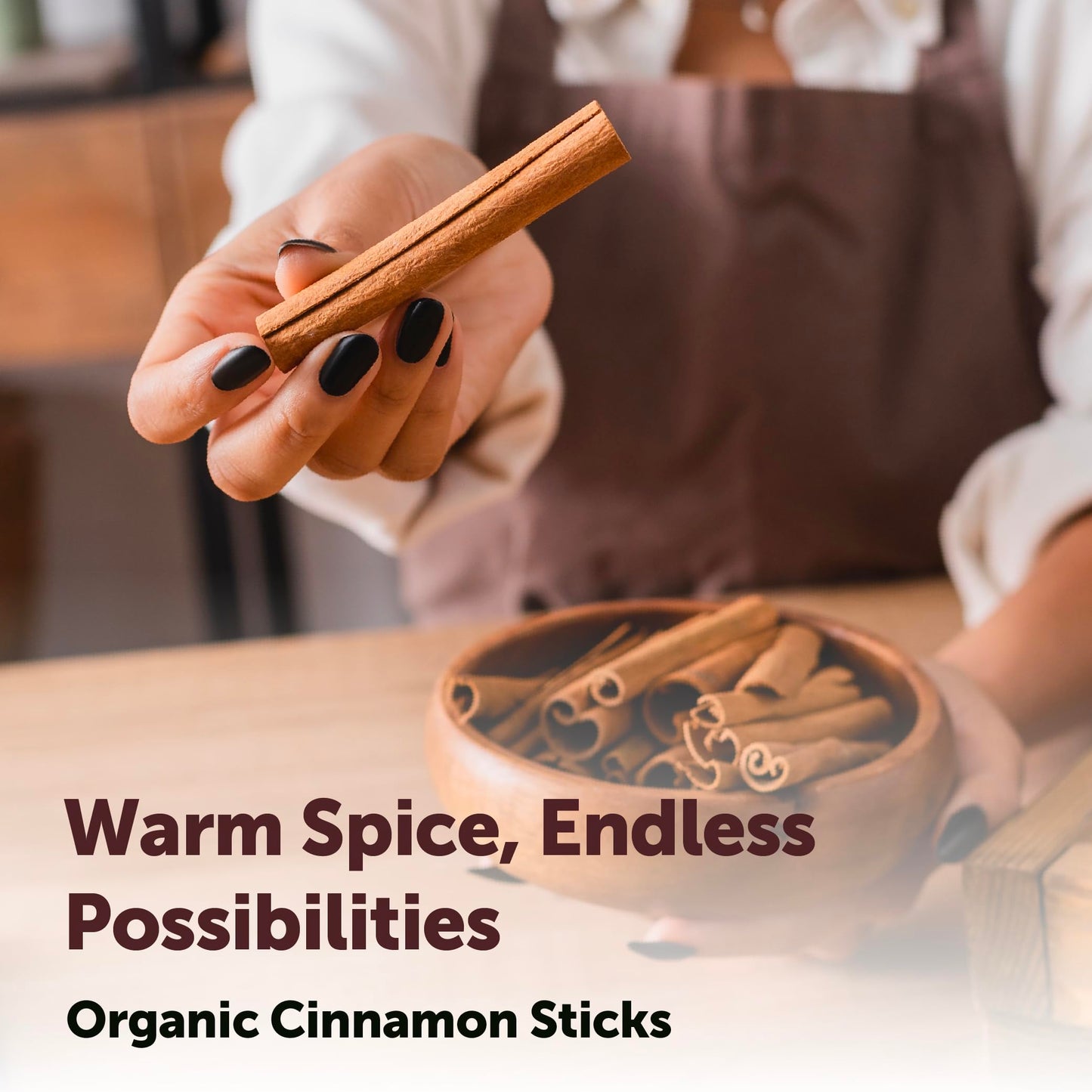 Micro Ingredients Organic Cinnamon Sticks Whole, 2lb (200+ Sticks) | Bold Aroma & Flavor | Great for Tea, Desserts & Cooking | Non-GMO, Vegan