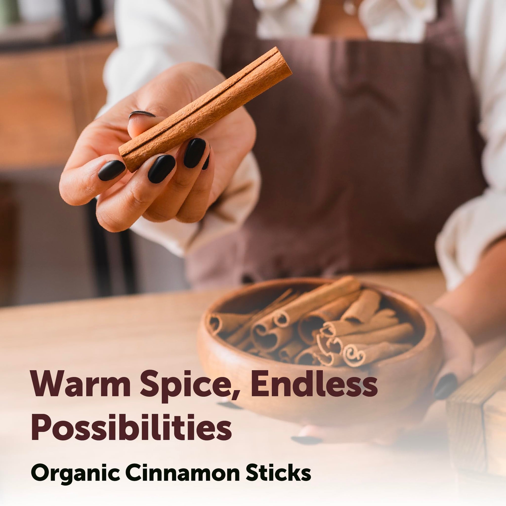 Micro Ingredients Organic Cinnamon Sticks Whole, 2lb (200+ Sticks) | Bold Aroma & Flavor | Great for Tea, Desserts & Cooking | Non-GMO, Vegan
