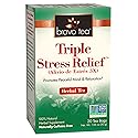 Bravo Tea Triple Stress Relief Caffeine Free 20 Tea Bags