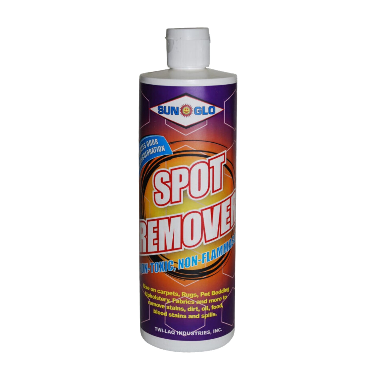 Sun-Glo Premium Power Spot Remover - Instant Spray, Blot & Witness Magic for Oily Stains, Splashes & More (12-Pack, 16 oz. each)