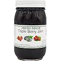 Amish Triple Berry Jam - Two 18 Oz Jars