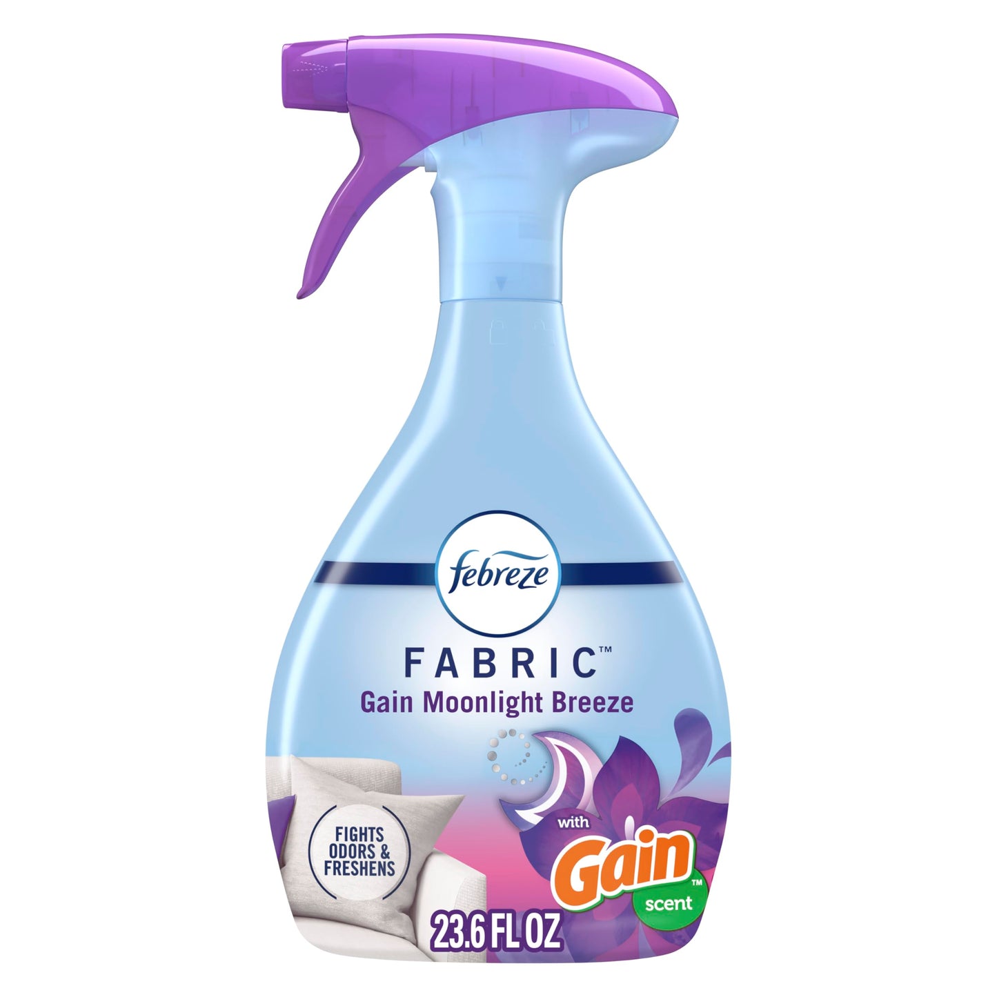 Febreze Fabric Spray, Air Freshener, Odor-Fighting Fabric Refresher, Couch and Linen Spray, Sneaker Balls Alternative, Multi-Use, Gain Moonlight