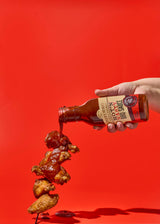 DennyMike's Hot N Nasty Habanero BBQ Sauce - Authentic Southwest Heat, 14 oz Spicy Flavor for Ribs, Chicken, Burgers