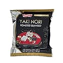 Shirakiku Roasted Yaki Nori - Japanese Seaweed sheets for Sushi Rolls - Perfect for Sushi and other Japanese Cuisine - 4.59 OZ (Custom Gold, 100 Half