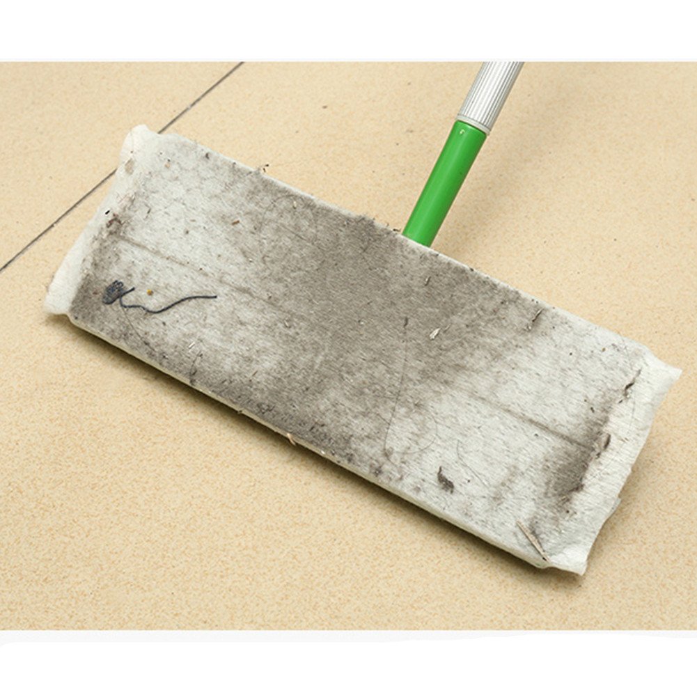 ZaH 100pcs Cleaning Paper Electrostatic Paper Mop Disposable Paper Clean Dust & Hair for Floor, Window, Camera, TV, Wall & Door (Paper)
