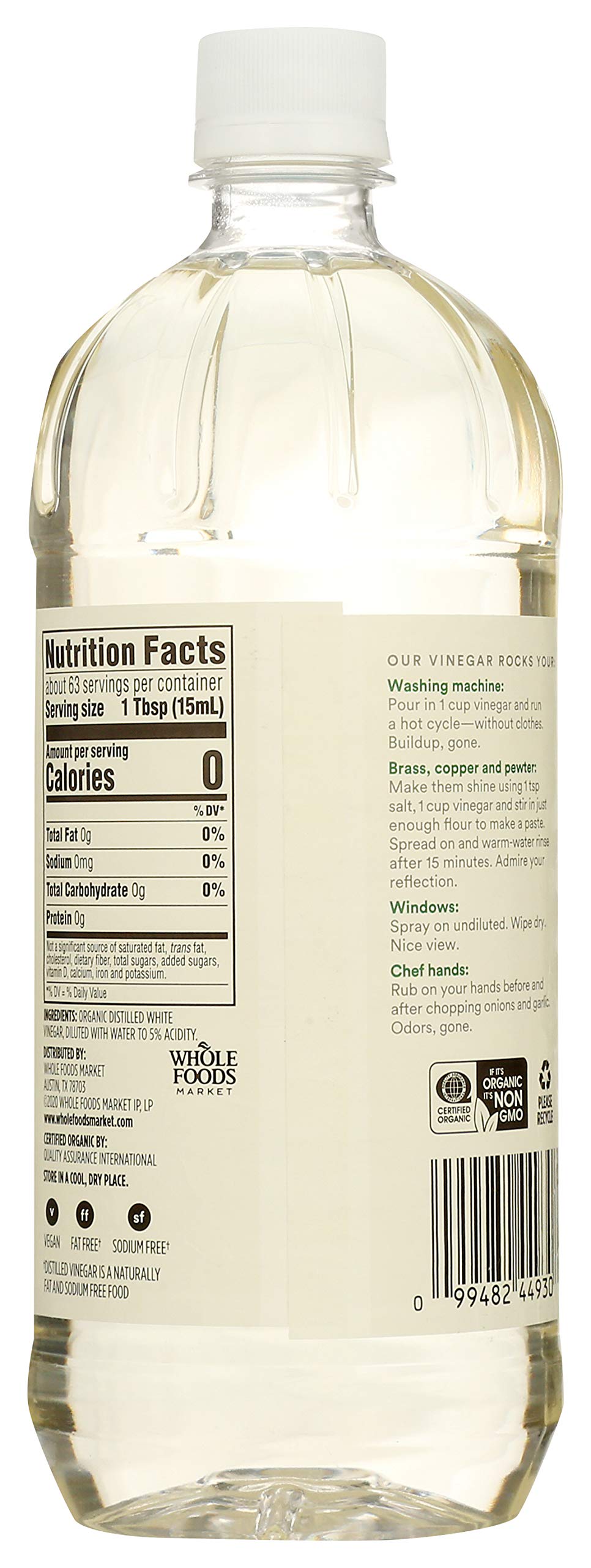 365 by Whole Foods Market, Organic White Distilled Vinegar, 32 Fl Oz