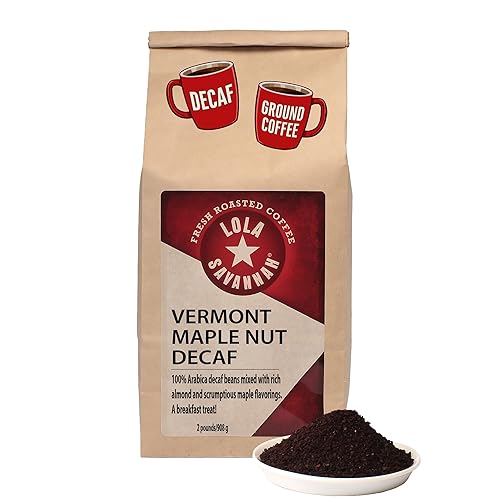 Lola Savannah Vermont Maple Nut Ground Decaf Coffee, 5lb