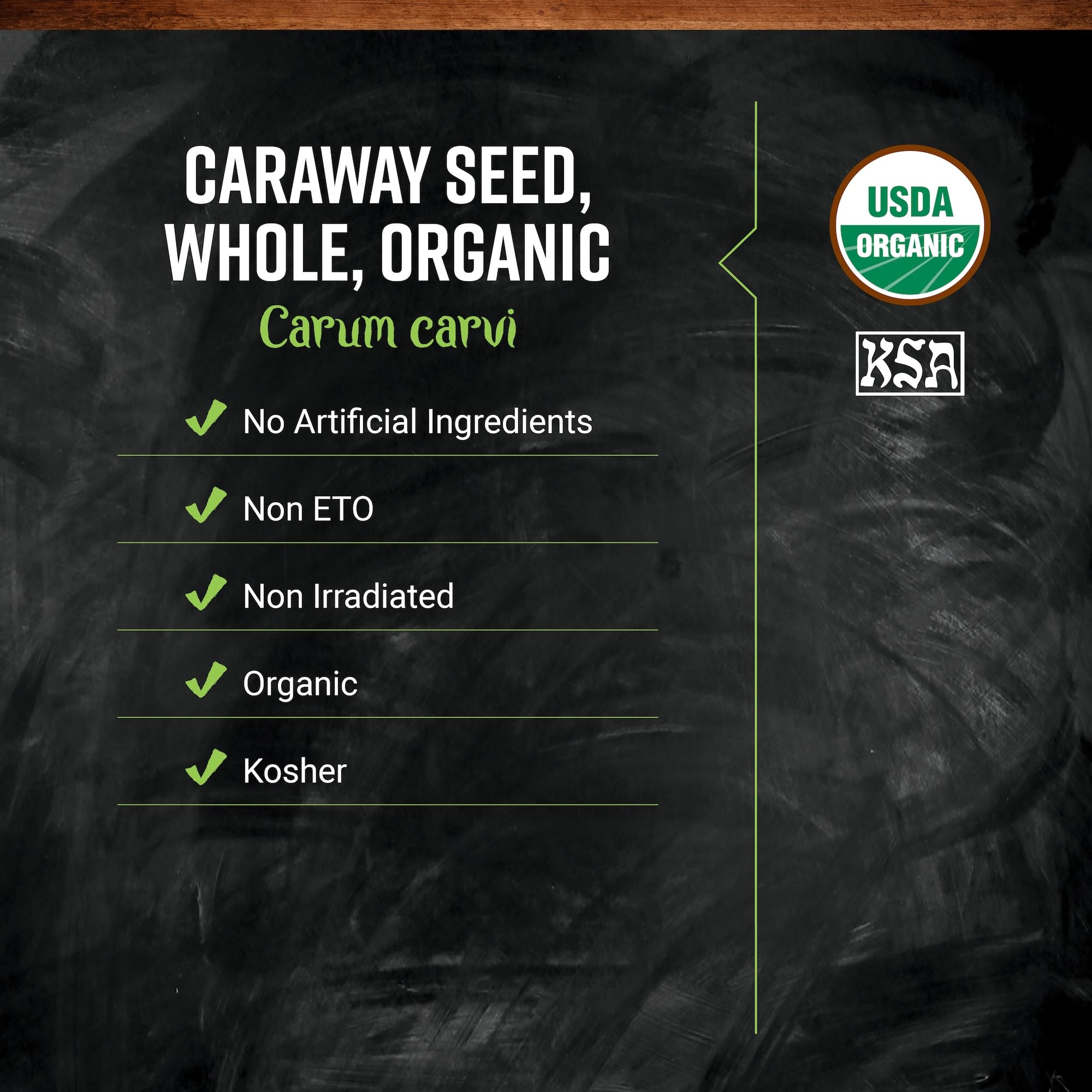 Frontier Co-op Whole Caraway Seed, 1lb Bulk Bag - Warm & Earthy Flavor - Organic Caraway Seeds for Bread, Cooking, Baking & Culinary Dishes, Kosher