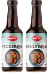Haddar Vegan Friendly Worcestershire Sauce 10oz (2 Pack) | Vegan, Fish Free, Gluten Free, Soy Free, Kosher for Passover