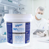 Wipex Alcohol Wipes - 96% Isopropyl Alcohol, 4000 Bulk Pack - Electronic Tech Wipes for Cleanrooms, Labs, Sensitive Equipment & Production, SMS Cloth