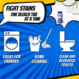 AMAZE Ultra Concentrated Bleach Tablets [32 tablets] - Original Scent - for Laundry, Toilet, and Multipurpose Home Cleaning. No Splash Liquid Bleach