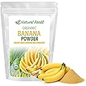 Z Natural Foods Organic Banana Powder, Fiber Supplement for Glowing Skin and Enhanced Immunity, Great in Juice, Smoothies, and Recipes, Non-GMO