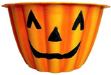 Halloween Pumpkin Gift Basket - Assorted Candy, Chocolates, Cookies & Snacks - Customizable Gift for Kids, Adults, Family, or Office (10" Plastic