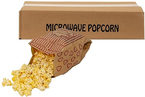 Colby Ridge 50-Pack of 3 oz. Unpopped Microwave Gourmet Craft Gluten Free Popcorn Snack Sized (50-Pack, Extra Butter)