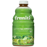 Fruniti Super Greens Smoothie Mix - Cleanse + Detox - No Sugar Added - Fruit + Veggie Puree - Spirulina, Spinach, Kale, Cucumber, Lemongrass, Apple