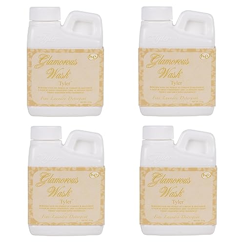 Tyler Candle 25103 TYLER 4 ounce Liquid Laundry Detergent, Pack of 4