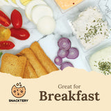 Snacktery Original Melba Toast Crackers - Thin and Crispy Flatbread Crackers - Mini Toasts for Dips, Spreads, Salads - 7 Oz