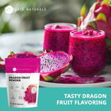 Kate Naturals Dragon Fruit Powder for Baking & Drinks (4oz). Vegan, Gluten Free Dried Pink Pitaya Powder for Dragonfruit Syrup, Smoothies & Food