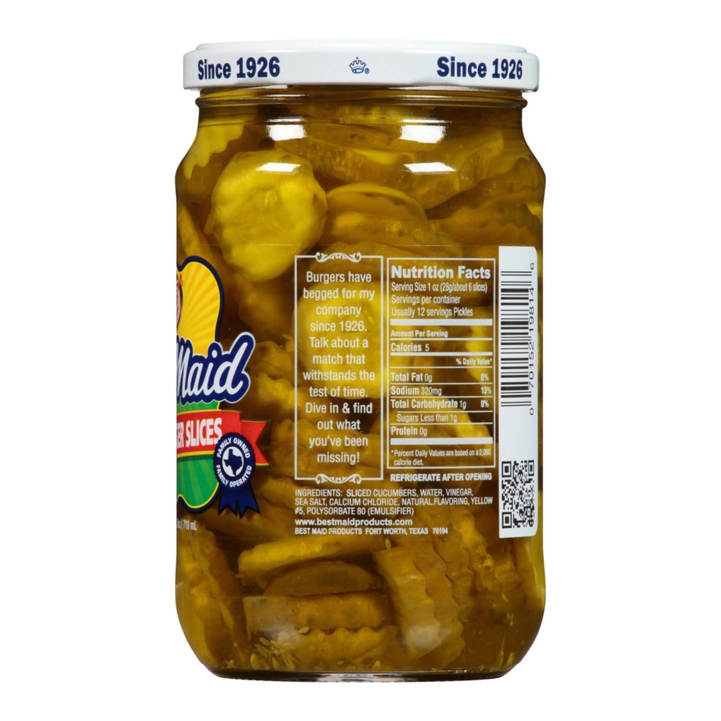 Best Maid Products - 24 Ounce Glass Jars Baby - Dill, Kosher, Hamburger Slices, Garlic Bites, Habanero Chips, & Xtreme Hot Pickles (2 Pack, Fresh Pack
