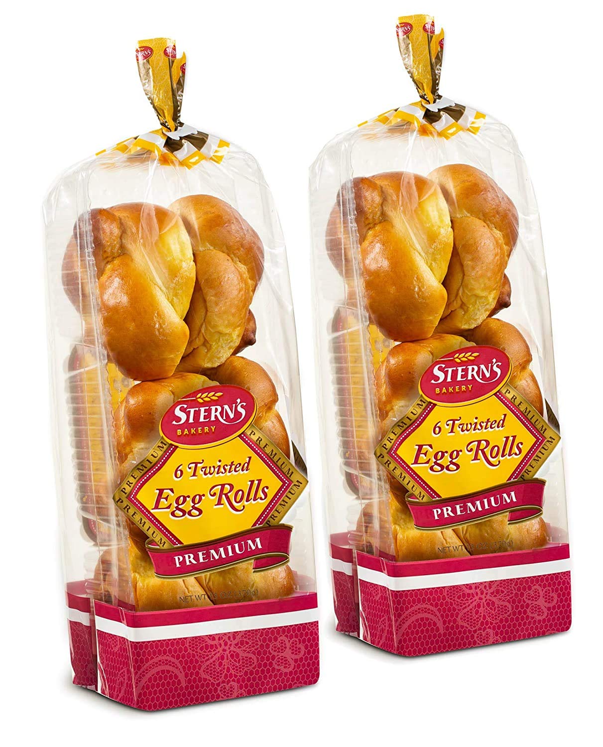 Kosher Braided Challah Rolls | Traditional, Fresh & Delicious | Great for Shabbat or any Holiday | Kosher, Dairy & Nut Free | 2-13 oz Packs with 6