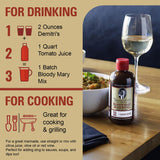 Demitri's Bloody Mary Seasoning Classic Recipe - Bloody Mary Mix - Concentrated Drink Mixer - Bold Rich Flavor - Perfect for Home Brunch Parties