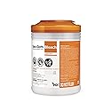 PDI Sani-Cloth Bleach Disinfecting and Cleaning, 160 Count Canister, Medium 6" x 5" Wipes, Hospital-Grade Bleach for Healthcare, Vet, and C. Diff