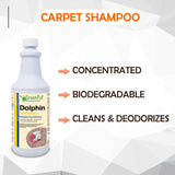 GreenFist Dolphin Carpet Extractor Odor & Stain Remover Shampoo ( Concentrated )Deep Cleaner and Deodorizer[ Any Rug, Upholstery or Carpet Machine]