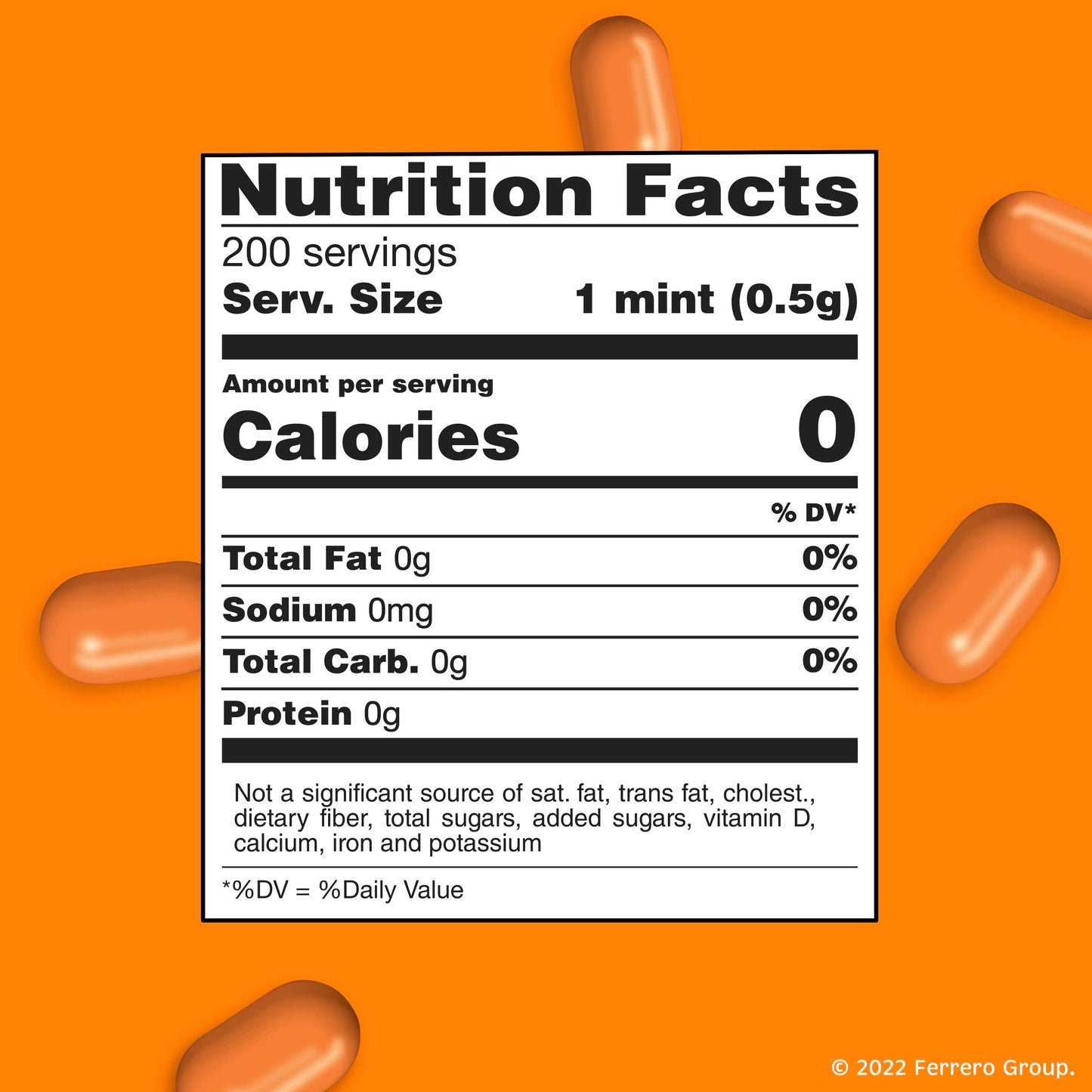 Tic Tac, Orange Mints, On-The-Go Refreshment, 3.4 Oz, 8 Count