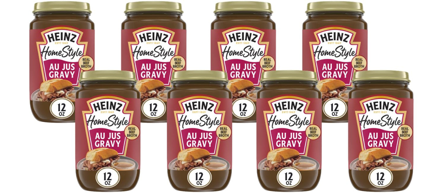 Heinz HomeStyle Au Jus Gravy, 12 Oz (Pack of 8)