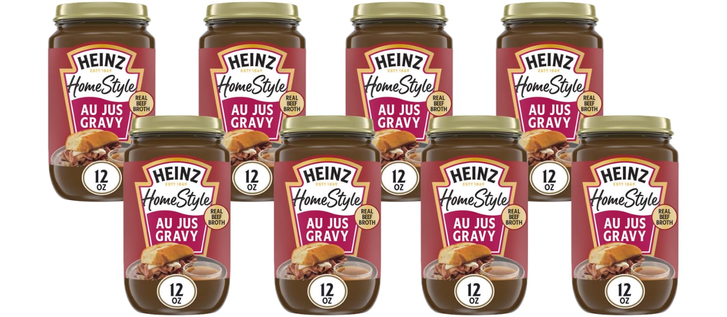 Heinz HomeStyle Au Jus Gravy, 12 Oz (Pack of 8)