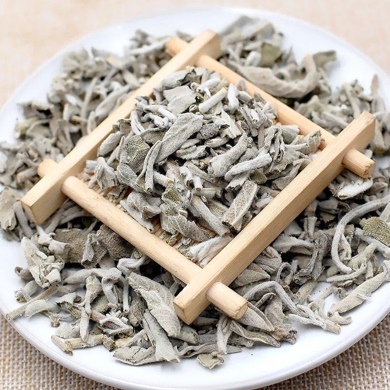 Zercumm Salvia Officinalis Fragrant Big Leaf Salvia Officinalis Dried Ocean Su Leaf Broken Mountain Wormwood Edible Western Food Seasoning