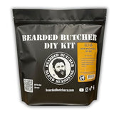 Bearded Butchers Beer Bratwurst DIY Kit - Make Rich & Flavorful Brats at Home - Includes Beer Bratwurst Seasoning and 32mm Collagen Casings for Up to