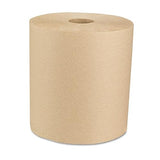 Boardwalk Green Universal Roll Towels, 1-Ply, 8" x 800 ft, Natural, 6 Rolls/Carton
