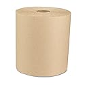 Boardwalk Green Universal Roll Towels, 1-Ply, 8" x 800 ft, Natural, 6 Rolls/Carton