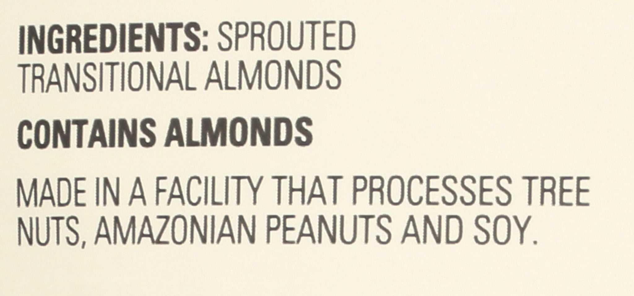 Living Intentions Sprouted Unsalted Almonds, 16 OZ