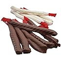US Sweets Soft Red Licorice Dipped in Milk and White Chocolate | Gourmet Candy Treat | Delicious Gift | Handmade in Small Batches | Guaranteed