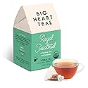 Big Heart Tea Co. Tea Bags - Royal Treatmint Lavender Mint - Certified Organic, Ayurvedic Herbal Decaf Tea in Zero Plastic Sachets - Small Batch