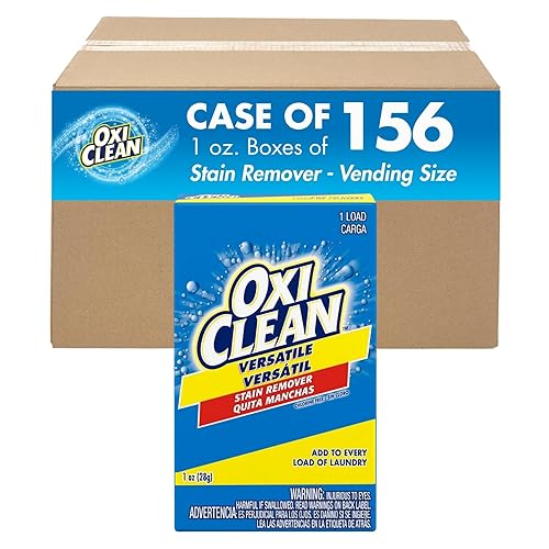 OxiClean Versatile Stain Remover Professional, Coin Vend 1 oz., Single Load, (Pack of 156)
