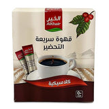 Al Khair Saudi Instant Classic Coffee Packets,Non GMO Verified (2gx50Stx) 100g