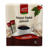 Al Khair Saudi Instant Classic Coffee Packets,Non GMO Verified (2gx50Stx) 100g