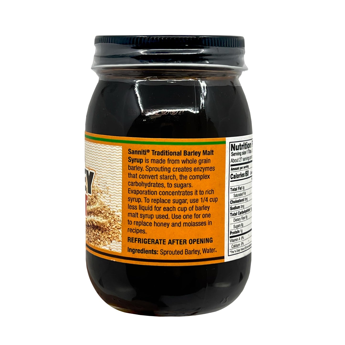 Sanniti Traditional Barley Malt Syrup, 20 oz